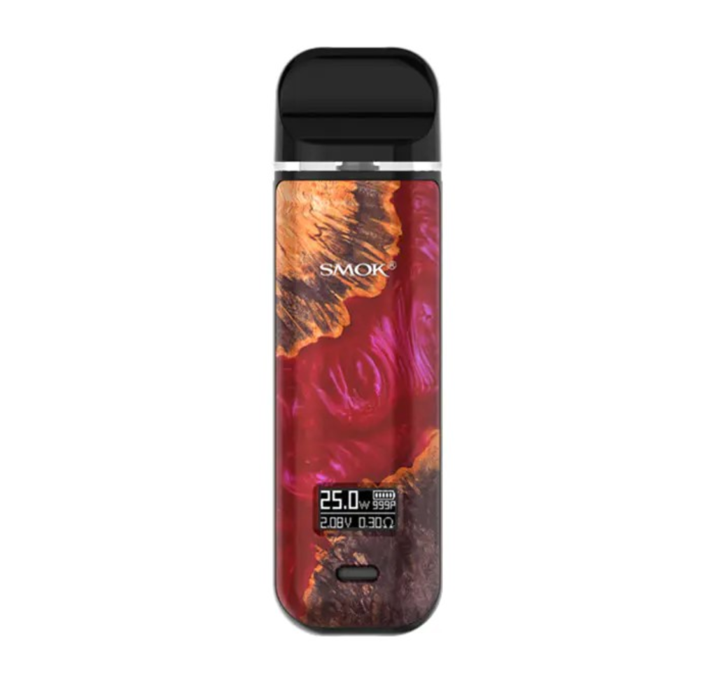 Smok Novo X Red Stabilizing Wood Smok Novo X Red Stabilizing Wood