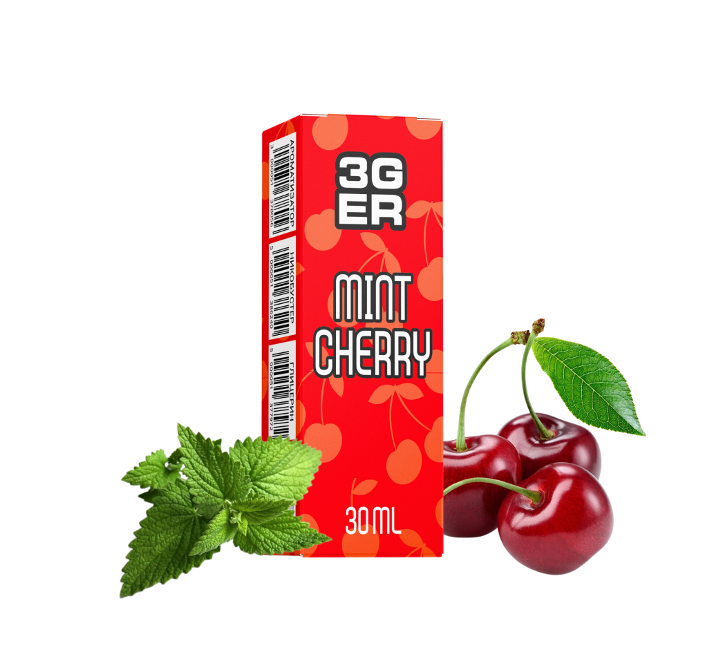 Набір 3Ger 30 мл 50 мг Mint Cherry Набір 3Ger 30 мл 50 мг Mint Cherry