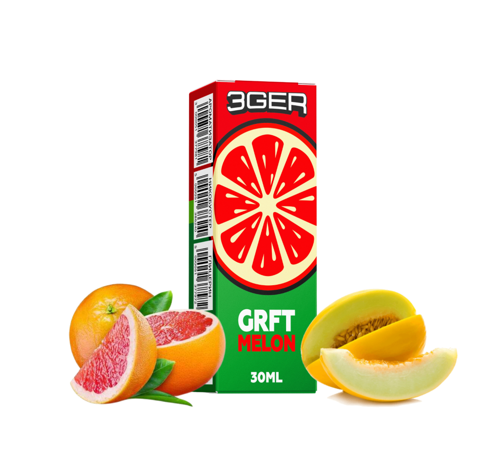 Набір 3Ger 30 мл 50 мг Grapefruit Melon Набір 3Ger 30 мл 50 мг Grapefruit Melon