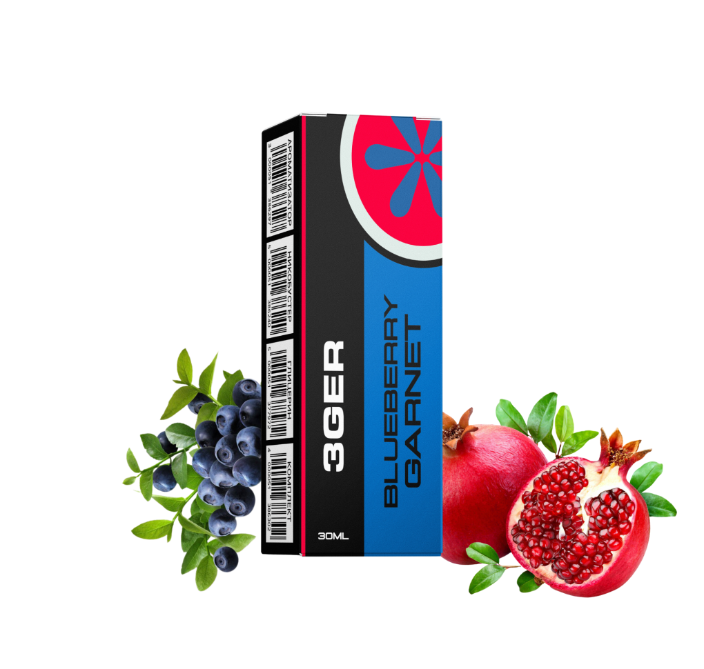 Набір 3Ger 30 мл 50 мг Blueberry Garnet Набір 3Ger 30 мл 50 мг Blueberry Garnet