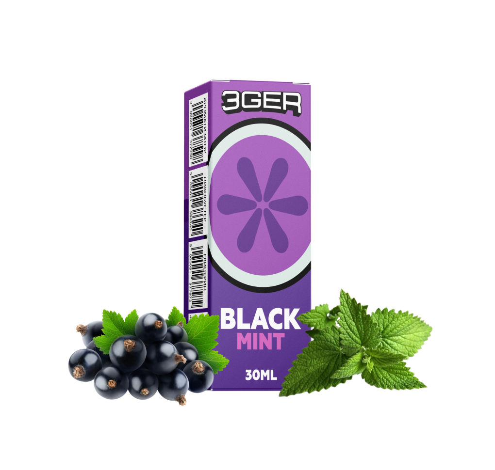 Набір 3Ger 30 мл 50 мг Black Mint Набір 3Ger 30 мл 50 мг Black Mint
