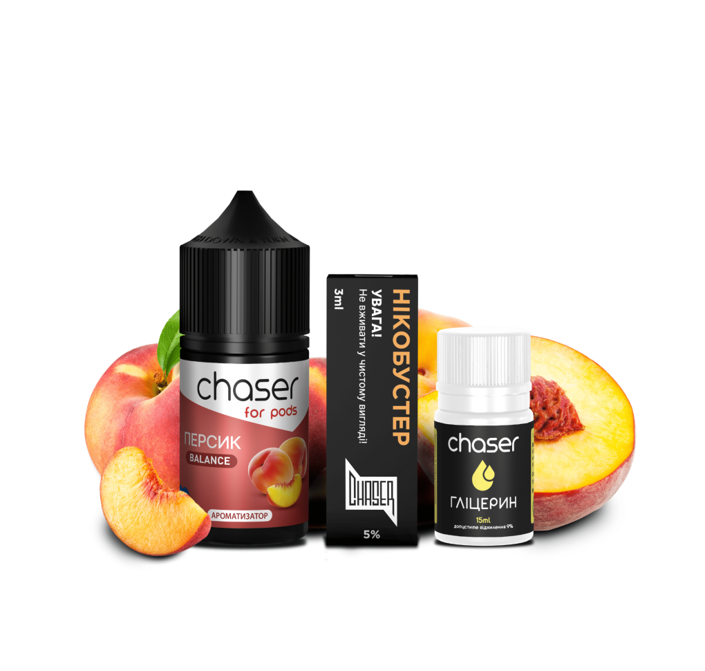 Набір Chaser For Pods 30 мл 50 мг ПЕРСИК Набір Chaser For Pods 30 мл 50 мг ПЕРСИК