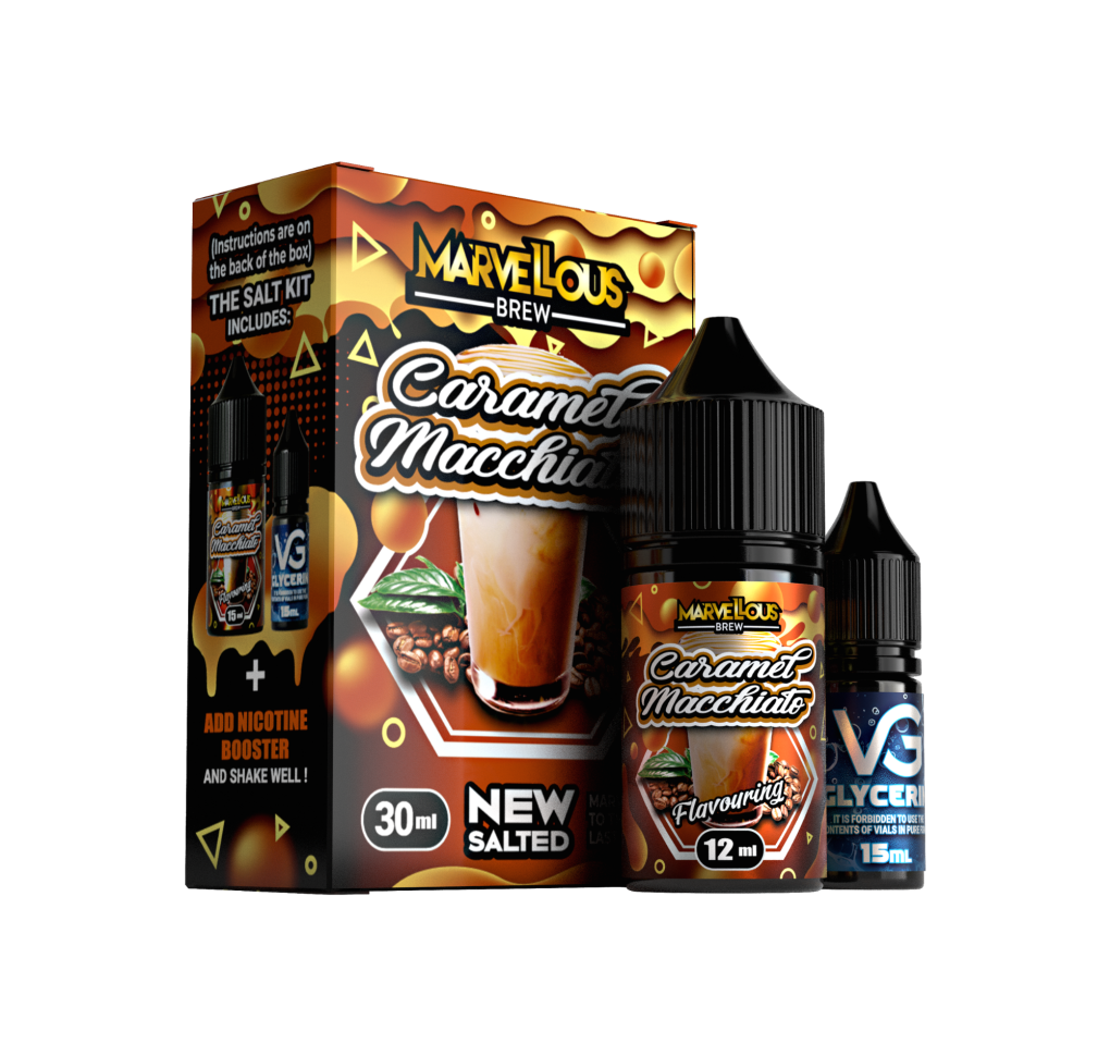 Набір Marvelous 30 мл 50 мг Caramel Macchiato Набір Marvelous 30 мл 50 мг Caramel Macchiato