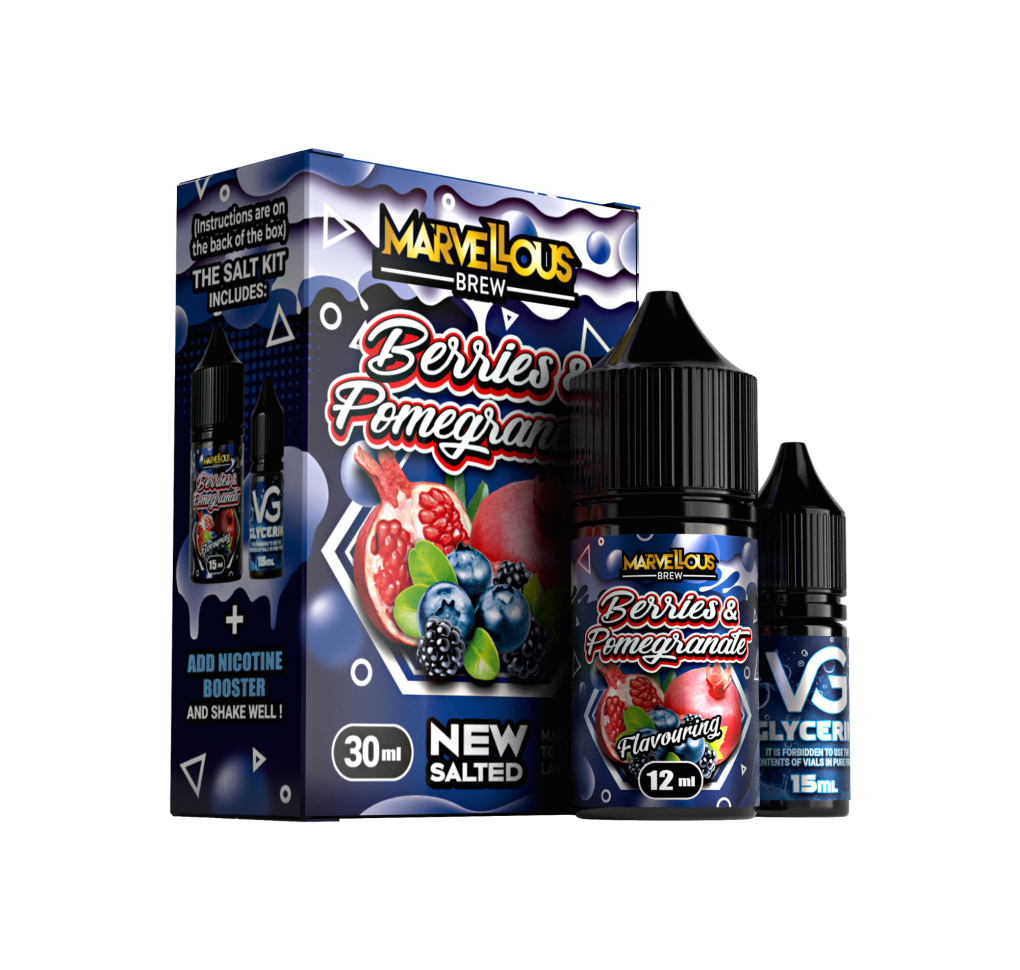 Набір Marvelous 30 мл 50 мг Berries&Pomegranate Набір Marvelous 30 мл 50 мг Berries&Pomegranate