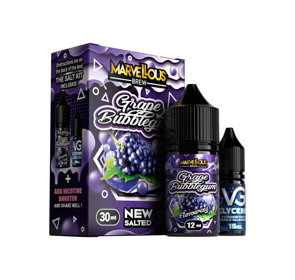 Набір Marvelous 30 мл 50 мг Grape Bubblegum Набір Marvelous 30 мл 50 мг Grape Bubblegum