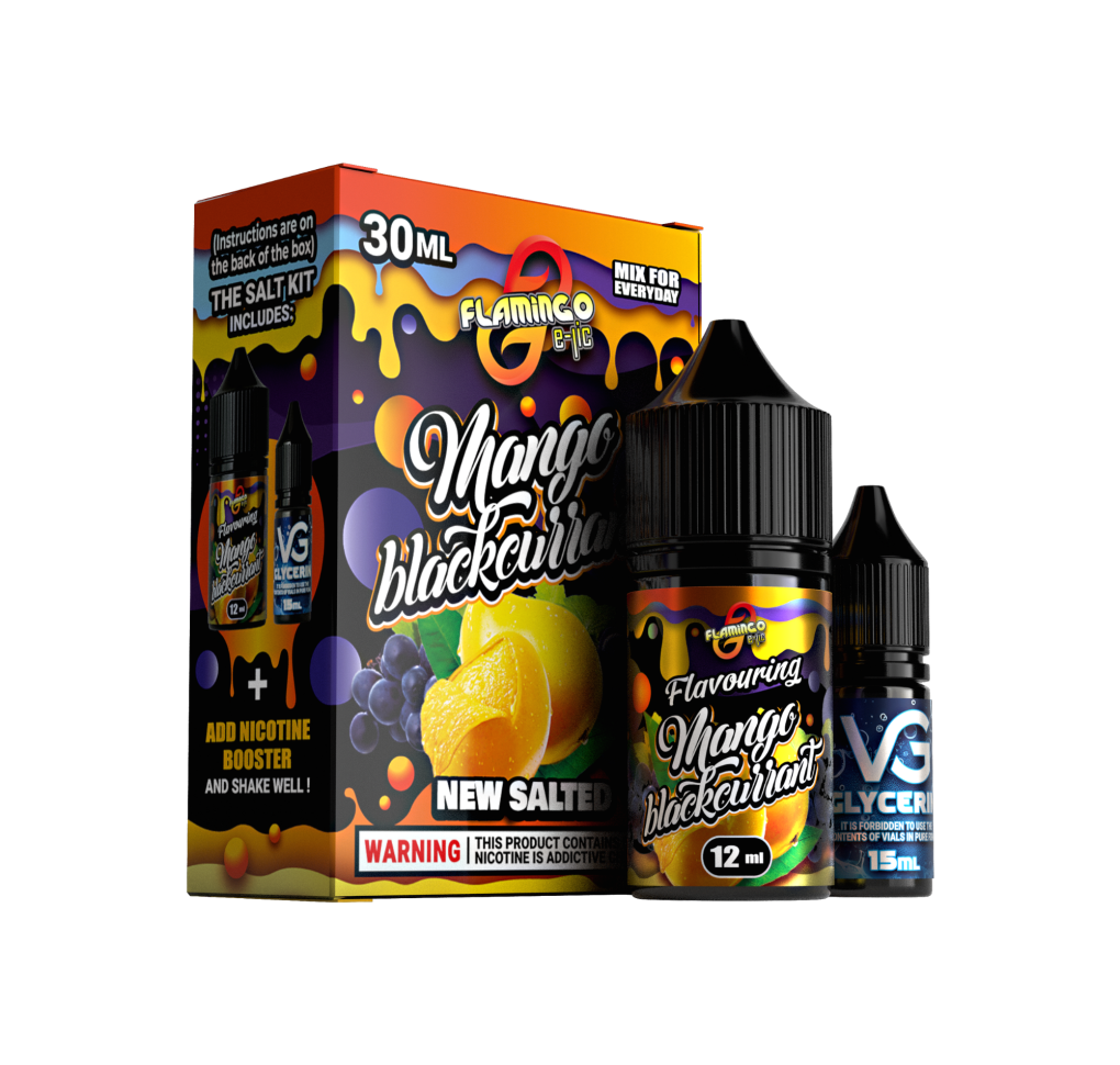 Набір Flamingo 30 мл 50 мг Mango Blackcurrant Набір Flamingo 30 мл 50 мг Mango Blackcurrant