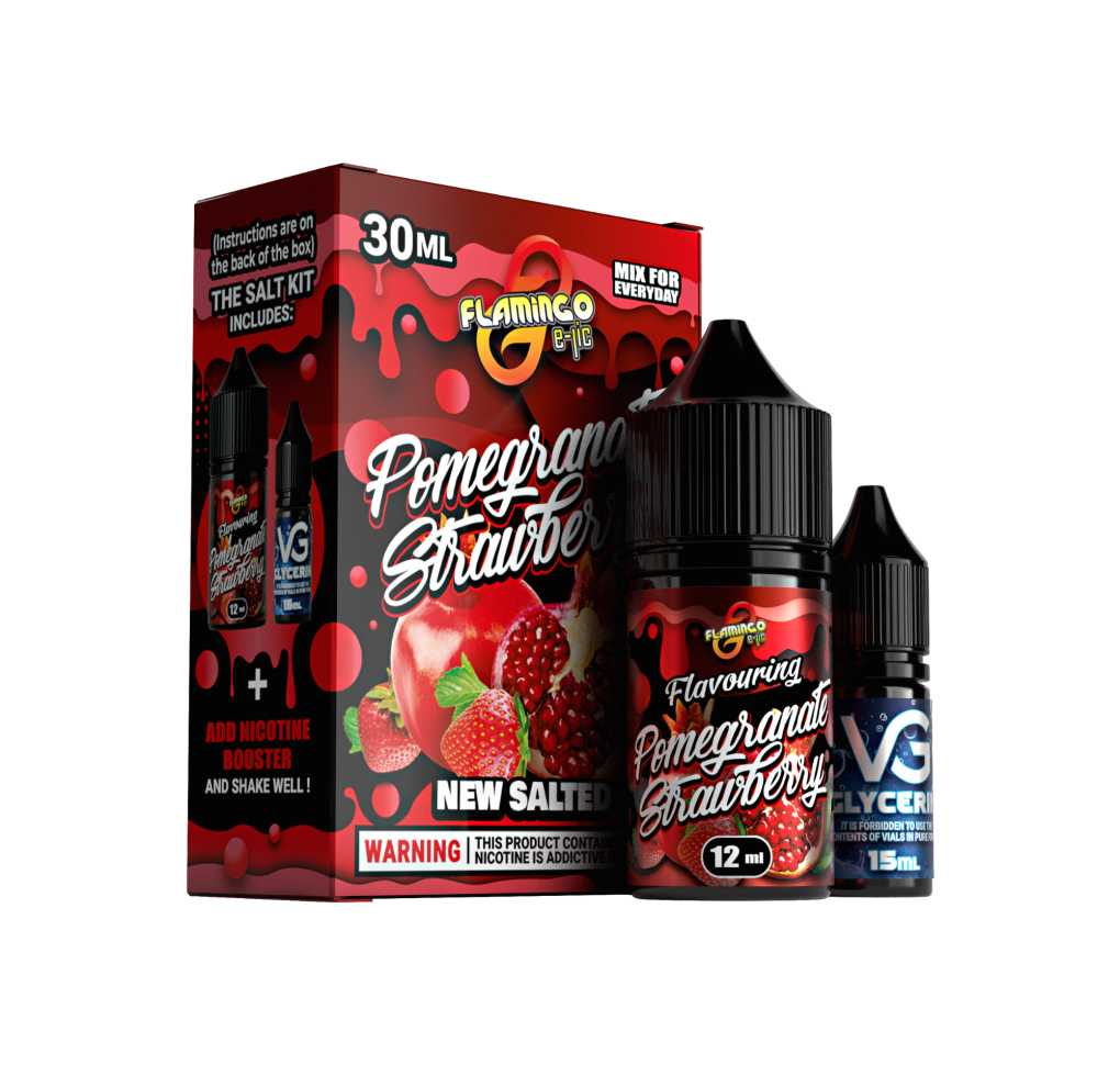 Набір Flamingo 30 мл 50 мг Pomegranate strawberry 