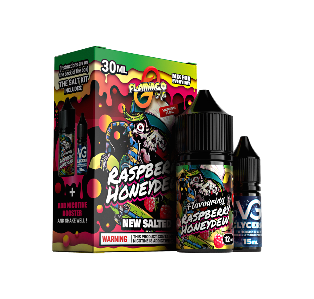 Набір Flamingo 30 мл 50 мг Raspberry Honeydew Набір Flamingo 30 мл 50 мг Raspberry Honeydew