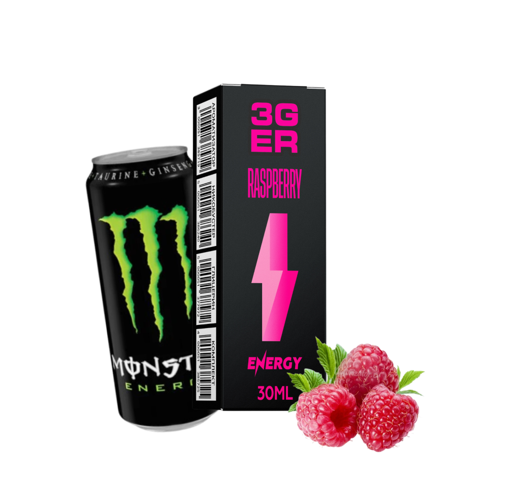 Набір 3Ger 30 мл 50 мг Raspberry Energy Набір 3Ger 30 мл 50 мг Raspberry Energy