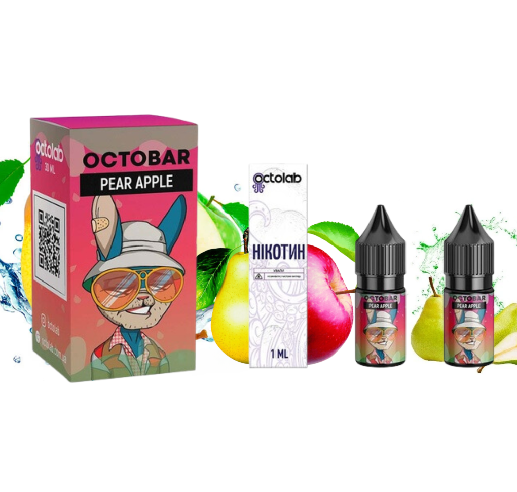 Набір Octobar NFT 10 мл 50 мг Pear Apple Набір Octobar NFT 10 мл 50 мг Pear Apple