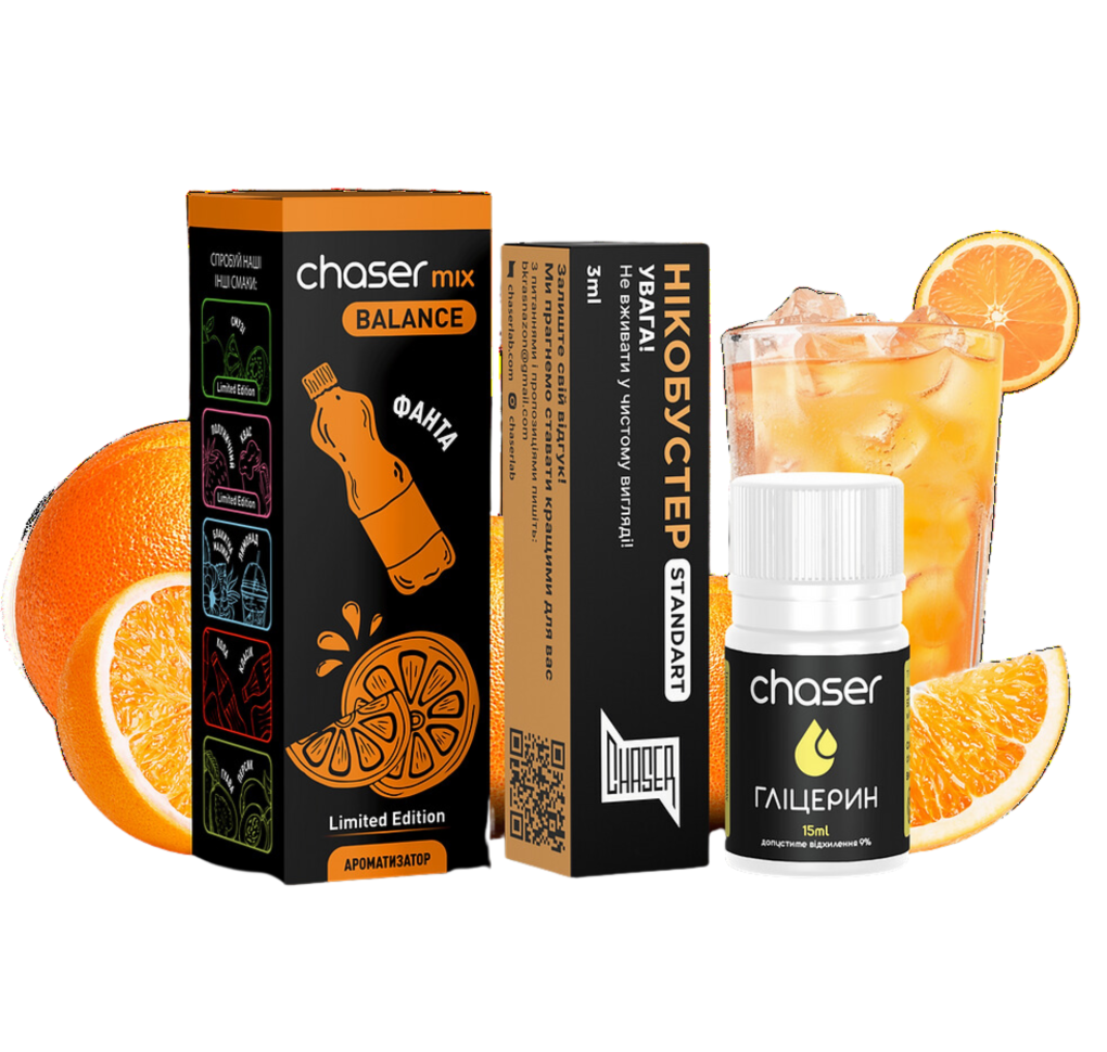 Набір Chaser Mix 30 мл 65 мг ФАНТА Набір Chaser Mix 30 мл 65 мг ФАНТА