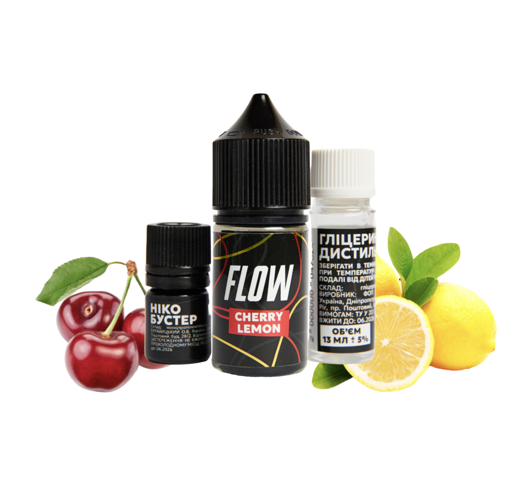 Набір Flow 30 мл 50 мг Cherry Lemon Набір Flow 30 мл 50 мг Cherry Lemon