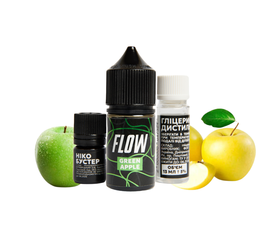 Набір Flow 30 мл 50 мг Green Apple Набір Flow 30 мл 50 мг Green Apple