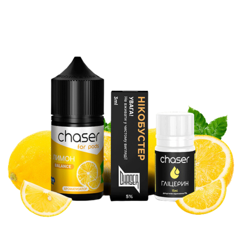 Набір Chaser For Pods 30 мл 65 мг ЛИМОН