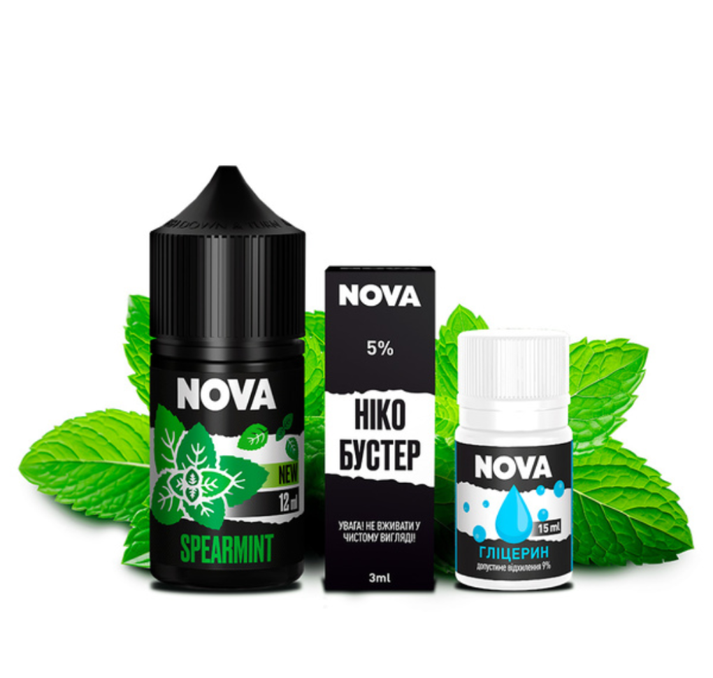 Набір Nova 30 мл 65 мг SPEARMINT Набір Nova 30 мл 65 мг SPEARMINT