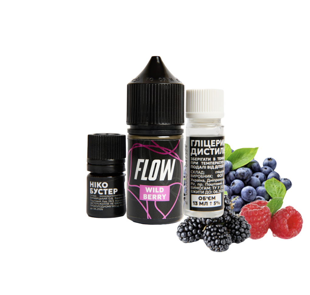 Набір Flow 30 мл 50 мг Wild Berry Набір Flow 30 мл 50 мг Wild Berry