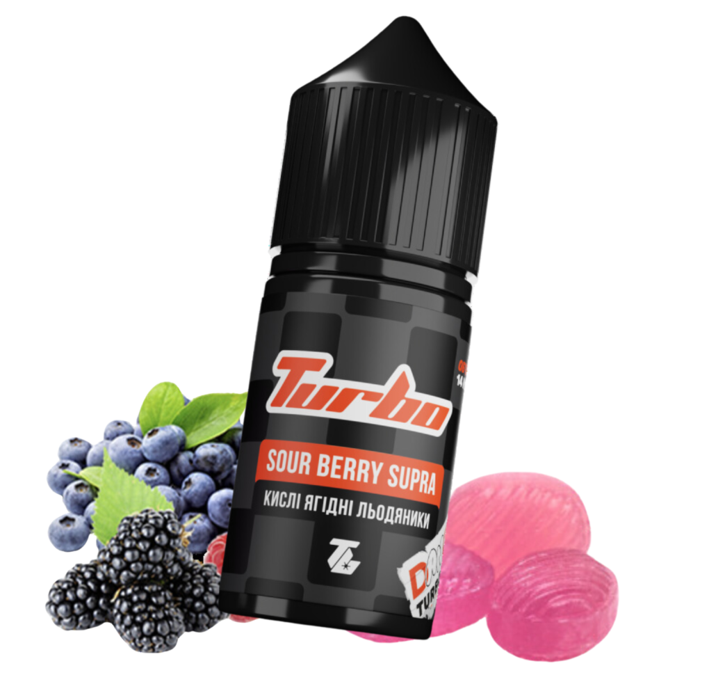 Набір Turbo 30 мл 50 мг Sour Berry Supra Набір Turbo 30 мл 50 мг Sour Berry Supra