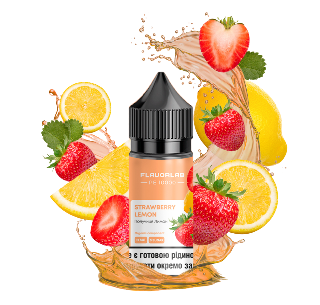 Набір Flavorlab PE 10000 30 мл 50 мг Полуниця Лимон Набір Flavorlab PE 10000 30 мл 50 мг Полуниця Лимон