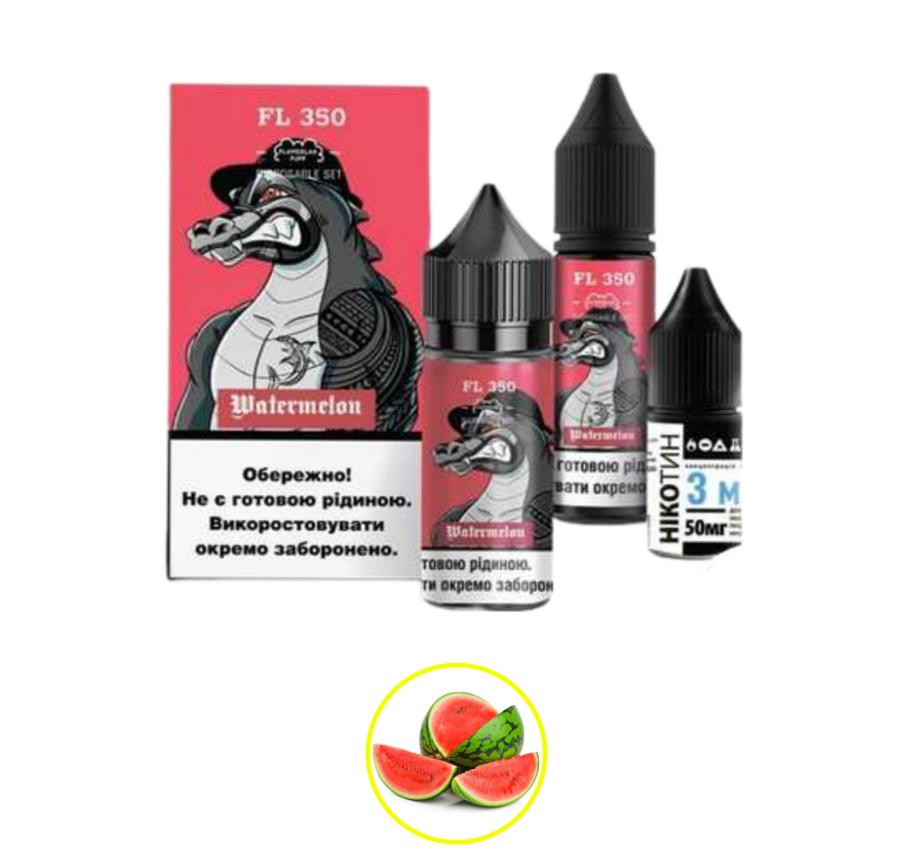 Набір Flavorlab FL350 30 мл 50 мг Кавун Набір Flavorlab FL350 30 мл 50 мг Кавун