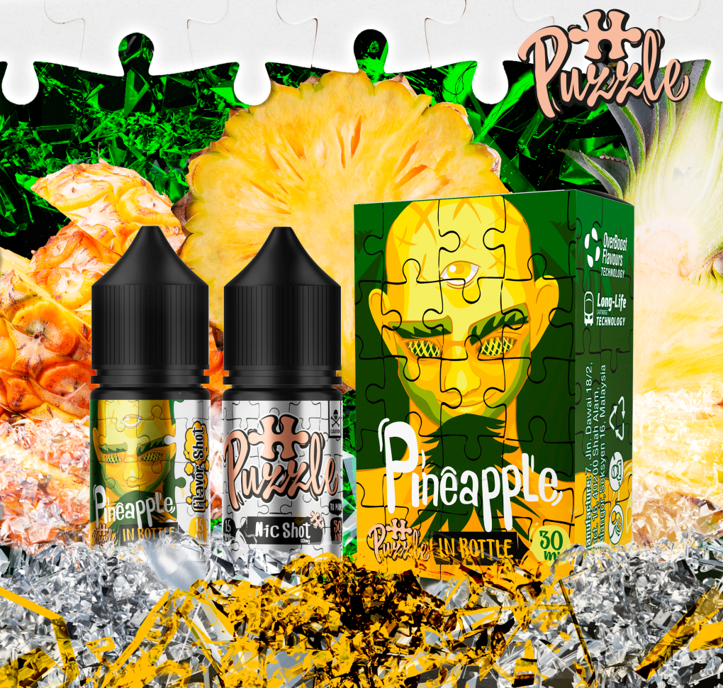 Набір In Bottle 30 мл 50 мг Pineapple Набір In Bottle 30 мл 50 мг Pineapple