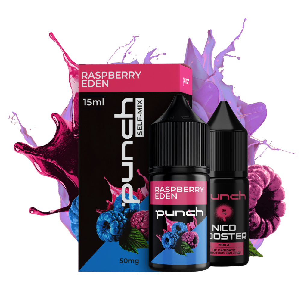 Набір Punch 30 мл 65 мг Raspberry Eden Набір Punch 30 мл 65 мг Raspberry Eden