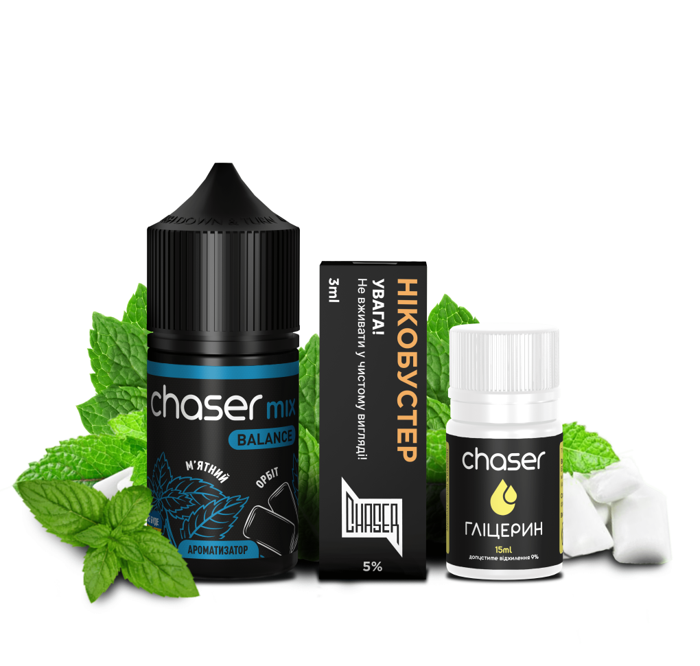Набір Chaser Mix 30 мл 65 мг ОРБІТ Набір Chaser Mix 30 мл 65 мг ОРБІТ