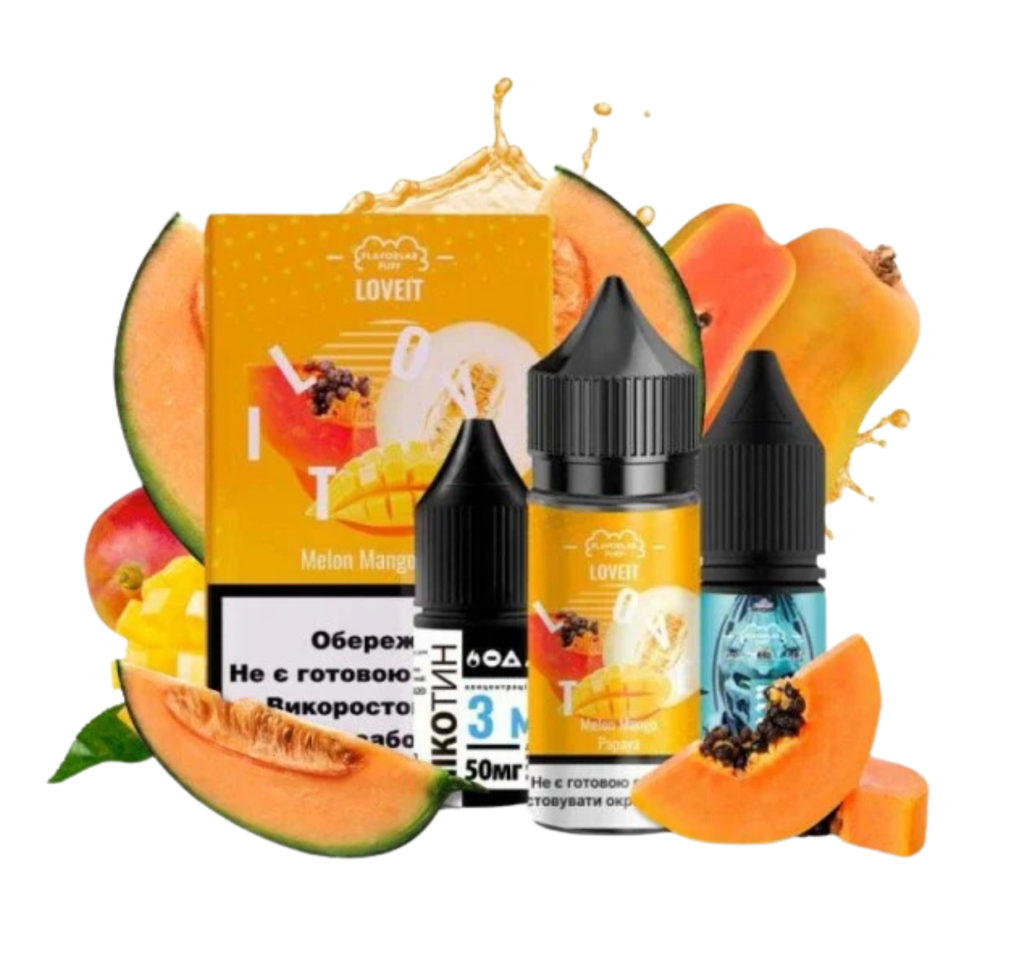 Набір Flavorlab Love It 30 мл 65 мг Диня манго папая Набір Flavorlab Love It 30 мл 65 мг Диня манго папая