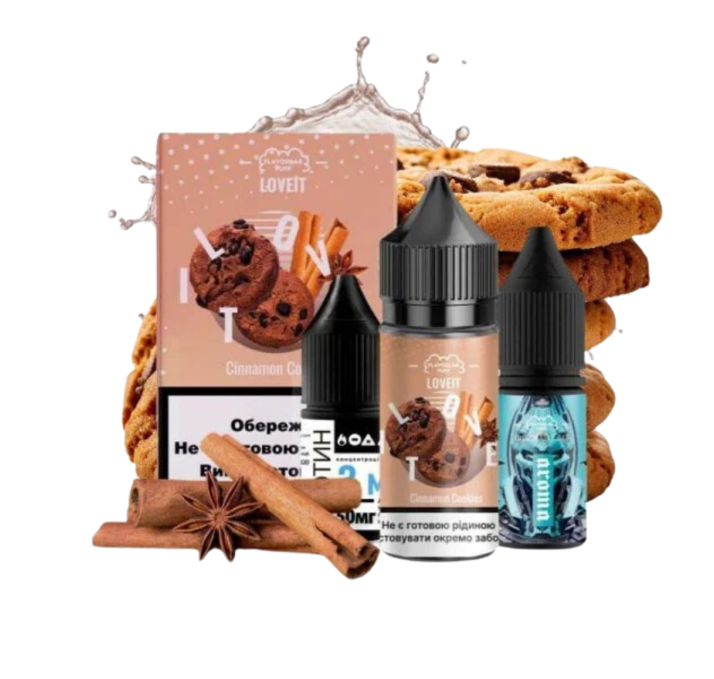 Набір Flavorlab Love It 30 мл 65 мг Фундук карамель банановий крем