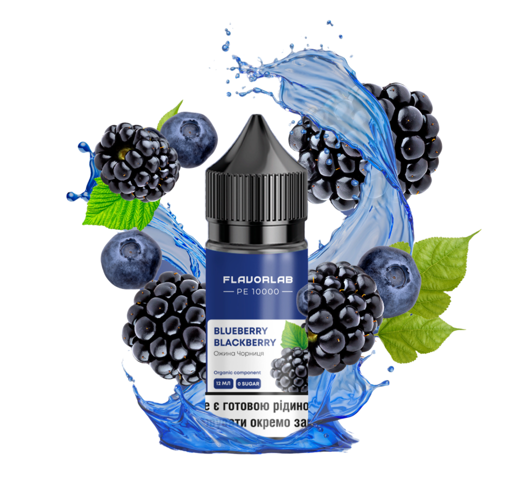 Набір Flavorlab PE 10000 30 мл 65 мг Ожина чорниця Набір Flavorlab PE 10000 30 мл 65 мг Ожина чорниця