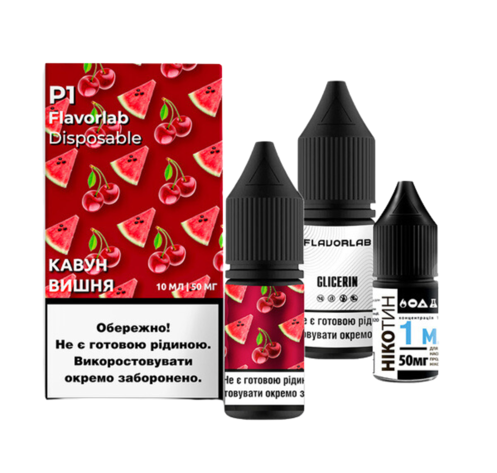 Набір Flavorlab P1 10 мл 65 мг Кавун вишня