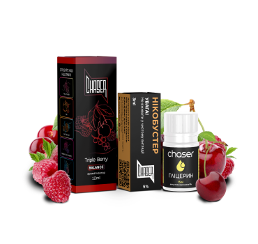 Набір Chaser Black 30 мл 65 мг TRIPLE BERRY