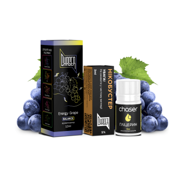 Набір Chaser Black 30 мл 65 мг ENERGY GRAPE