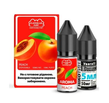 Набір Flavorlab Puff 10 мл 65 мг Персик